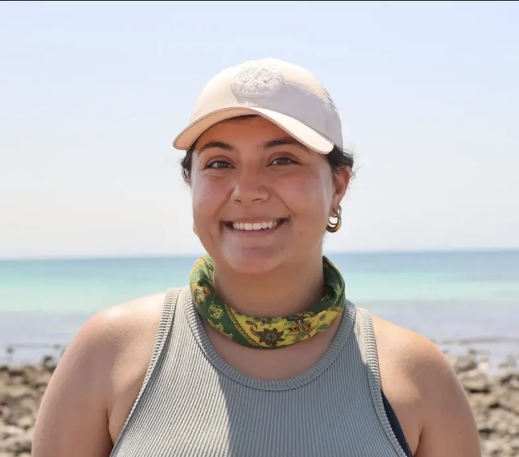 retrato de Sofía García compartiendo su vivencia durante una excursión guiada por Indómito